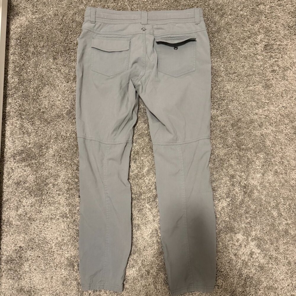 Prana Halle II Pants 12 Gray Water Repellent Stretch Hiking Travel Performance - Picture 6 of 6